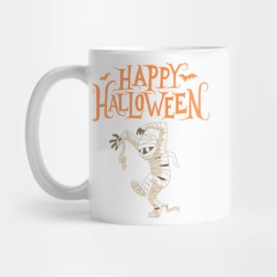 Mummy Cute Happy HalloweenT-Shirt and Merchandise/Halloween Mummy Apparel/Cute Halloween Accessories Mug